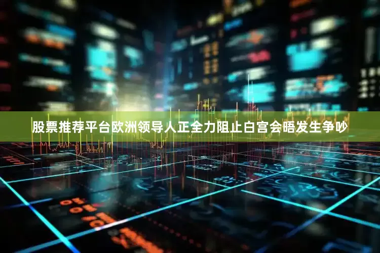 股票推荐平台欧洲领导人正全力阻止白宫会晤发生争吵